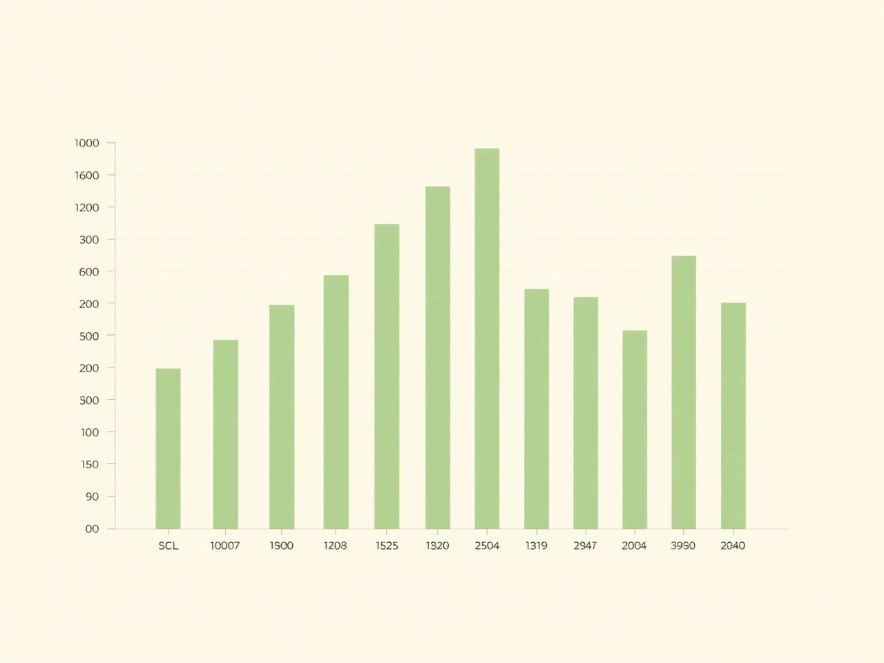 Third-octave levels measured across a semi-enclosed courtyard.